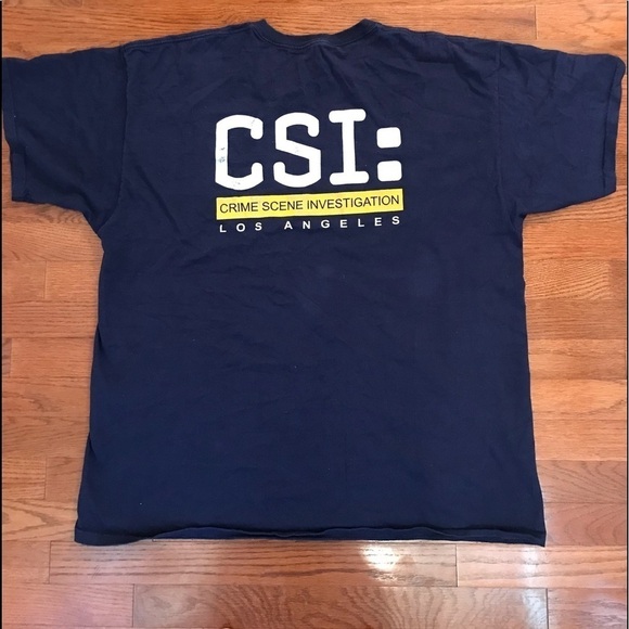 CSI TV SHOW NAVY SHIRT 2XL - Picture 4 of 6